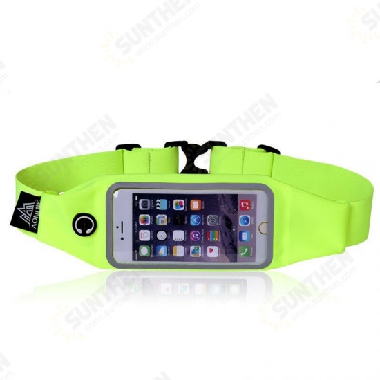 Sports Waist Belt Bag Pack 4.7/5.5 Inch Touch Screen Phone Case Holder Marathon Running