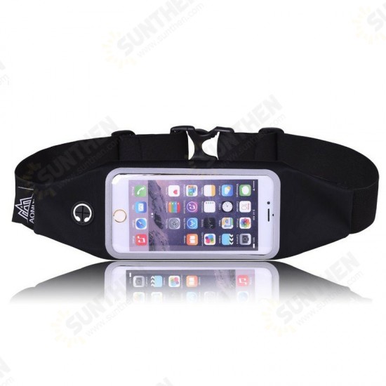 Sports Waist Belt Bag Pack 4.7/5.5 Inch Touch Screen Phone Case Holder Marathon Running