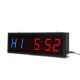 Gym Timer 6 Mode 1.5 Inch LED Interval Timer Digital Ultra-Clear with Remote Count Down/Up Wall Clock Stopwatch Fitness Timer for Home