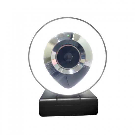 1080P HD USB2.0 Webcam Conference Live Auto Focus Fill-In Light Beauty Computer Camera Built-in Noise Reduction Mic