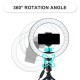 10inch Photography LED Ring Light Tripod Stand Holder Bluetooth Remote USB Plug Adjustable Dimmable Makeup Fill Light For Live Stream Selfie Video