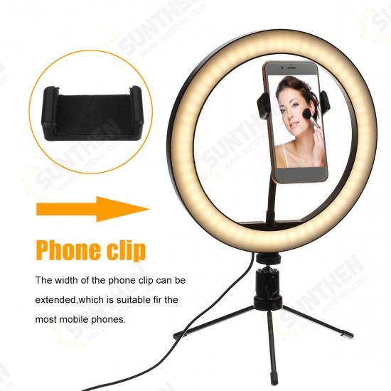 Dimmable Adjustable LED Ring Light USB Powered LED Ring Fill Light Kit