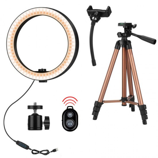 Fill Light Tripod Photography LED Selfie Ring Light Remote Control Ring Lamp For Makeup Video Live