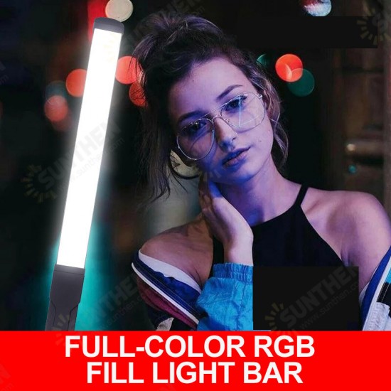 KN-160 RGB Remote Control Handheld Fill Light LED Photography Light Indoor Film And Television Light Rechargeable Night Light