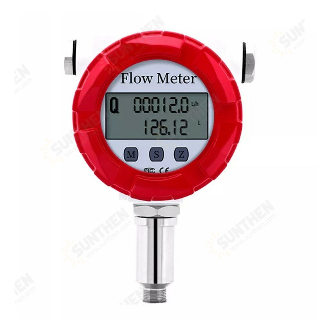 DN15/DN25 Water Flow Meter Turbine Flowmeter Sensor Liquid Gasoline ...