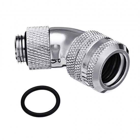 G1/4 Thread 45 Degree Water Cool Fittings PC Water Cooling Joints for 10*14mm Rigid Tube