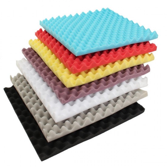 500x500x50mm Square Insulation Reduce Noise Sponge Foam Cotton -7 Colors