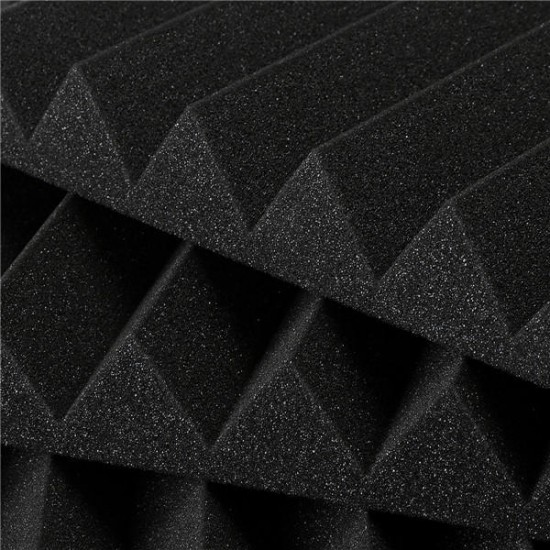 6Pcs 300x300x50mm Triangle Insulation Reduce Noise Sponge Foam Cotton