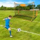 1.8/2.1M Soccer Rebounder Net Portable Folding Football Goal Shoot Training Equipment Outdoor Sport