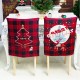 45x58CM Christmas Dinner Chair Back Cover Cartoon Deer Tree Elk Xmas Decor