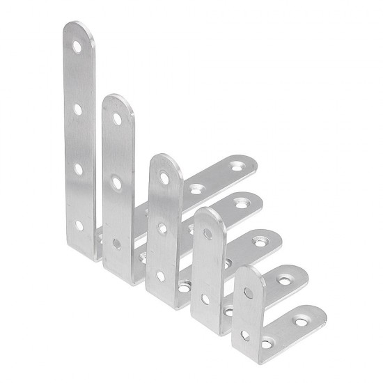 Stainless Steel Corner Braces Joint Code L Shaped Right Angle Bracket Shelf Support For Furniture