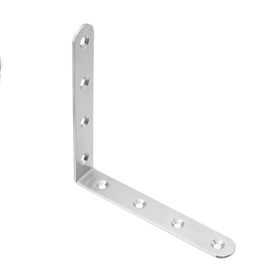 Stainless Steel Corner Braces Joint Code L Shaped Right Angle Bracket Shelf Support For Furniture