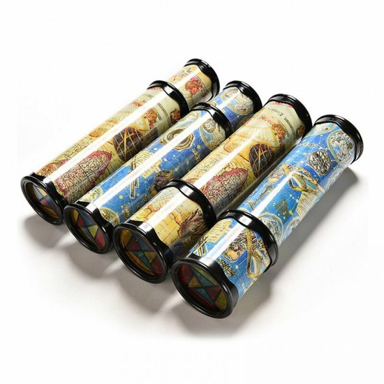 21cm Rotating Kaleidoscopes Colorful World Preschool Toys Style Random