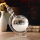 Christmas Gift Weather Forecast Crystal Bottle Globe Storm Home Desk Decor Wood Glass Base Novelties Toys