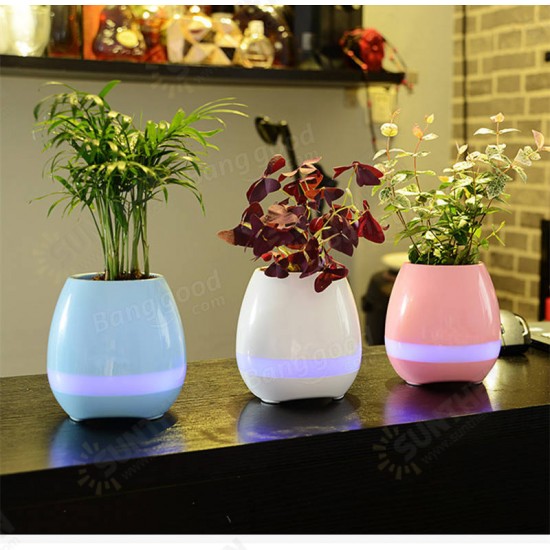 Potted Rims Speakers Creative Intelligent Music Speaker Flower Pot Toys Of Wireless bluetooth Stereo