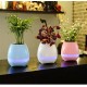 Potted Rims Speakers Creative Intelligent Music Speaker Flower Pot Toys Of Wireless bluetooth Stereo