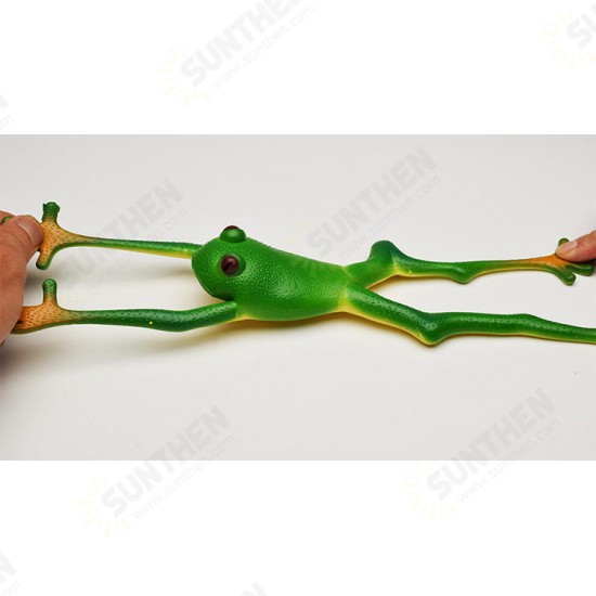 TPR Frog Model Squeeze Soft Stretch Toy 15cm Realistic Frog Novelties April Fool's Day Tricky Toys Creative Decompression Decoration