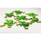 TPR Frog Model Squeeze Soft Stretch Toy 15cm Realistic Frog Novelties April Fool's Day Tricky Toys Creative Decompression Decoration