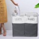 Foldable Laundry Basket Clothes Storage Bin Bag Washing Toys Organizer Hamper