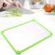 Kitchen Green Defrosting Tray Thaw Frozen Food Plate Quick Time Safe Defrost Anti-bacteria