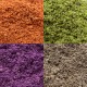 500ml Plant Flowers Micro-landscape Nutrient Soil Colorful Potting Paper Soils Garden Decorations