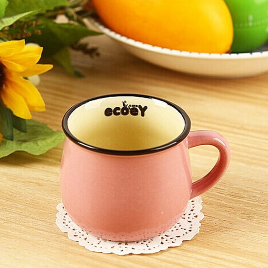 Ceramics DIY Mini Coffee Cup Potted Plant Office Desktop Plant Decor