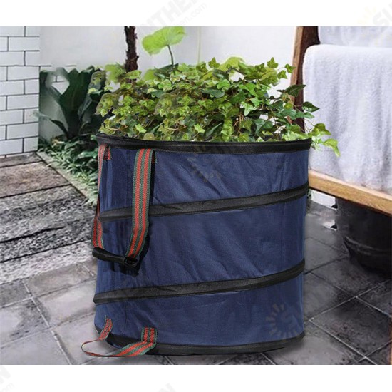 Foldable Garden Spring Collecting Bucket Bag Collapsible Leaves Housekeeping Storage Baskets