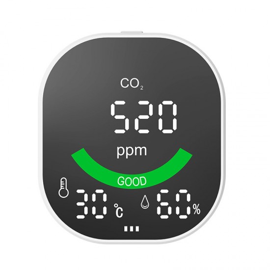 CO2-3 Digital Carbon Dioxide Detector Indoor Air Quality Detection Temperature and Humidity Sensor Tester