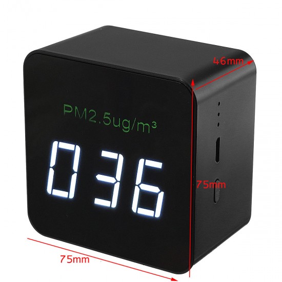 Portable Digital PM2.5 Detector Air Quality Monitor Meter Tester