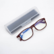 Full Frame Holder Portable Durable Light Weight Resin Reading Glasses Red Antifatigue Anti Blue Light