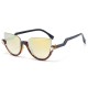 Men Women Personality Metal Frame Glasses UV400 90% Visible Light High Precision Sunglasses