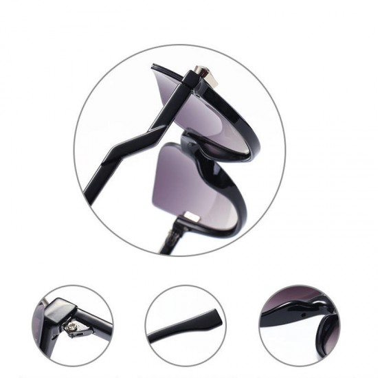 Men Women Personality Metal Frame Glasses UV400 90% Visible Light High Precision Sunglasses