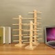 Natural Wood Wooden Sunglasses Eyeglasseses Display Rack Stand Holder Organizer 3/4/5/6 Layers