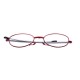 Portable Folding Comfortable Reading Glasses Metal Full Frame With Case