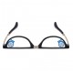 Resin Film Anti-blue Reading Glasses Shell-shaped Folding Presbyopic Glasses with Storage Case