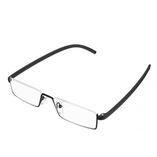 TR90 Flexible Colorful Reading Glasses Half Rim Presbyopic Glasses With Case