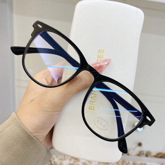 Transparent Finished Myopia Glasses Men Women Black Eyeglasses Prescription Shortsighted Eyewear