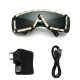 White LED Glasses Light Up Glow Sunglasses Eyewear Shades Nightclub Party Decor