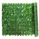 3Mx1M Artificial Faux Ivy Leaf Privacy Fence Screen Decor Panels Hedge Garden Outdoor Wall Cover