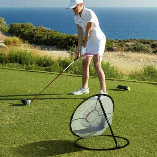 Golf Chipping Practice Net Folding Golf Training Net Sport Golf Cages Net With Turf Golf Training Net