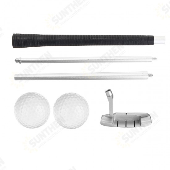 Removable Golf Alignment Stick Chipping Swing Trainer Sport Golf Pole with Golf Ball