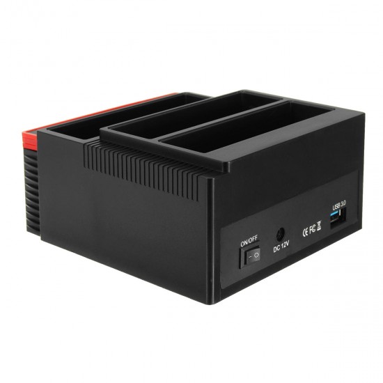 EU 2.5inch3.5inch USB 3.0 To SATA IDE HDD SSD Hard Drive Docking Station Offline Clone Card Reader Hub