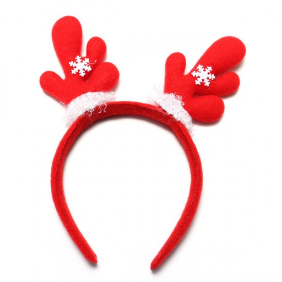 Christmas Santa Snowflakes Headbrand Hair Band Accessories