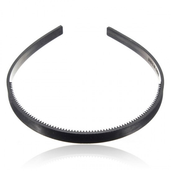 Plastic Black Lady Women Hairbands Headbrands With Teeth