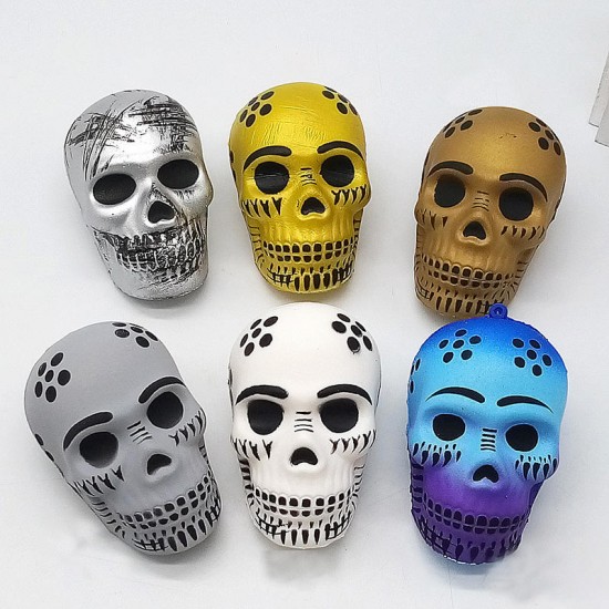 Funny Skull Scented Charm Slow Rising Children Interesting Anti-Stress Toys Squeeze Toys