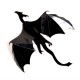 Halloween Spooky 3D Pterosaur Wall Glass Window Wall Sticker Party Decoration 7pcs