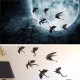 Halloween Spooky 3D Pterosaur Wall Glass Window Wall Sticker Party Decoration 7pcs