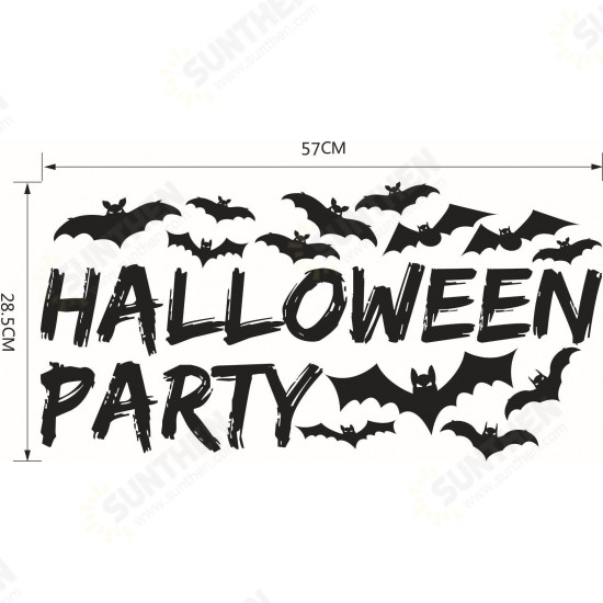 AW9352 Halloween Wall Sticker Removable Sticksrs For Halloween Party Decoration Room Decorations