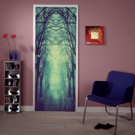 MT001 Halloween Stciker Door Stickers Removable Wall Sticker Room Decoration