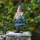 Resin Funny Naughty Garden Gnome for Lawn Indoor or Outdoor Decorations